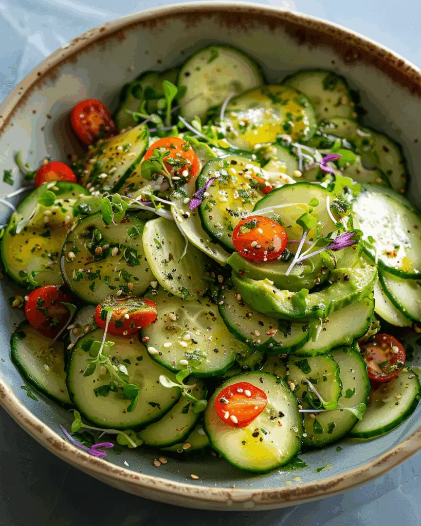 Cucumber-Avocado Salad