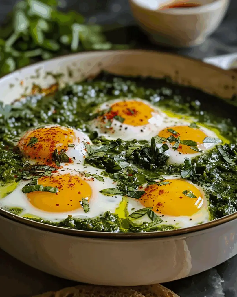 Green Shakshuka with Herbs