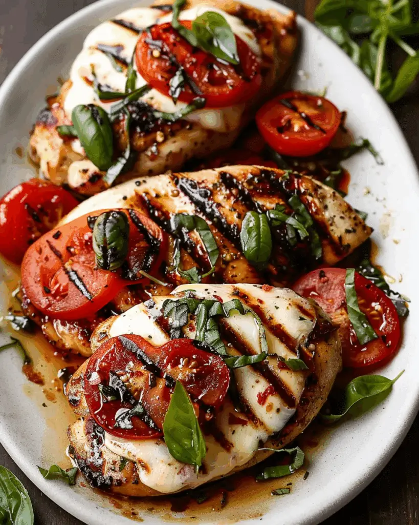 Grilled Chicken Caprese