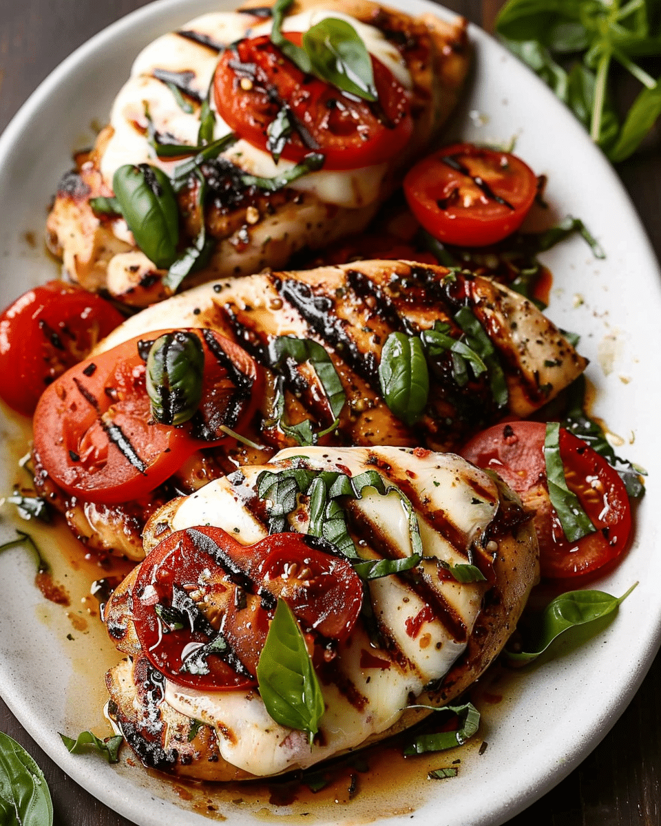 Grilled Chicken Caprese