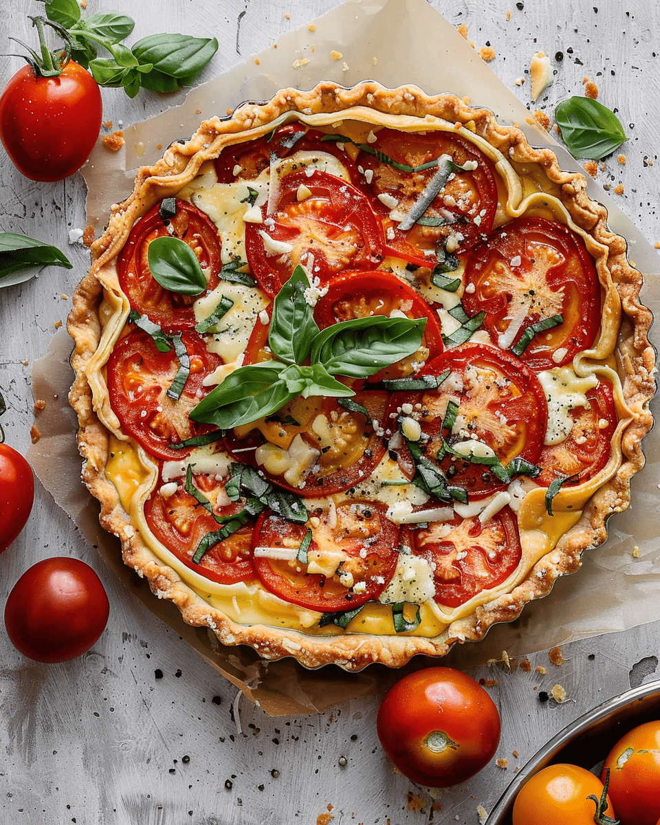 Tomato Ricotta Tart