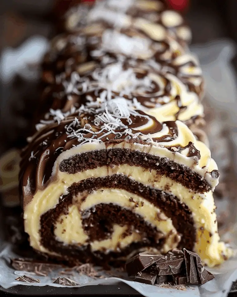 Silky Chocolate Custard Roll Recipe