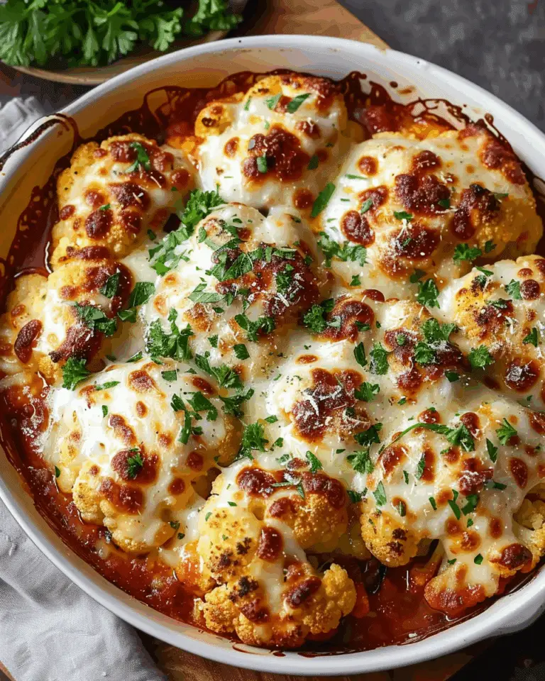 Baked Cauliflower Parmesan Recipe