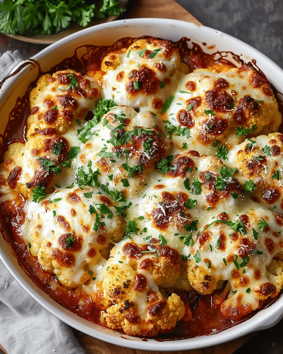Baked Cauliflower Parmesan Recipe