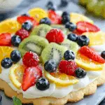 Lemon Sugar Cookie Fruit Pizza