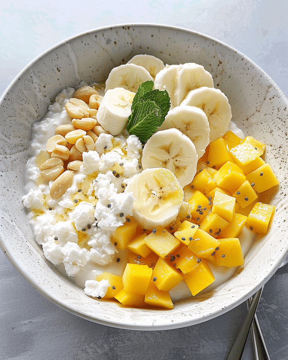 Tropical Cottage Cheese Bowl