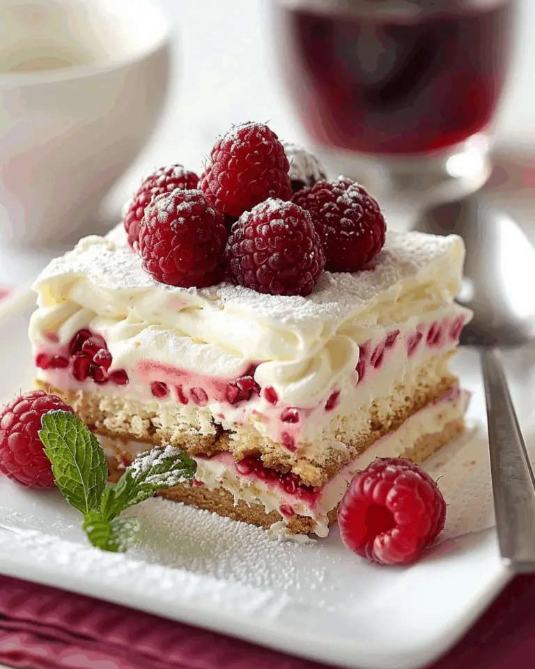White Chocolate Raspberry Tiramisu Recipe
