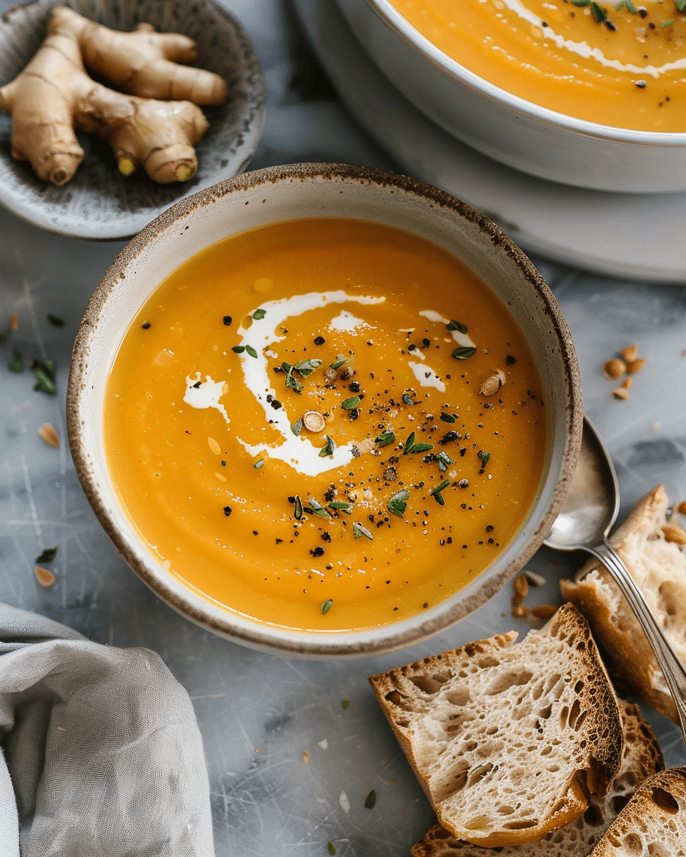 Carrot Ginger Soup Recipe