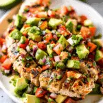 Lime Chicken Avocado Salsa