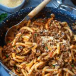 Mushroom Bolognese Pasta