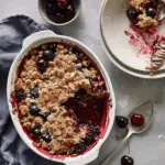 Saucy Cherry & Almond Butter Crumble Recipe