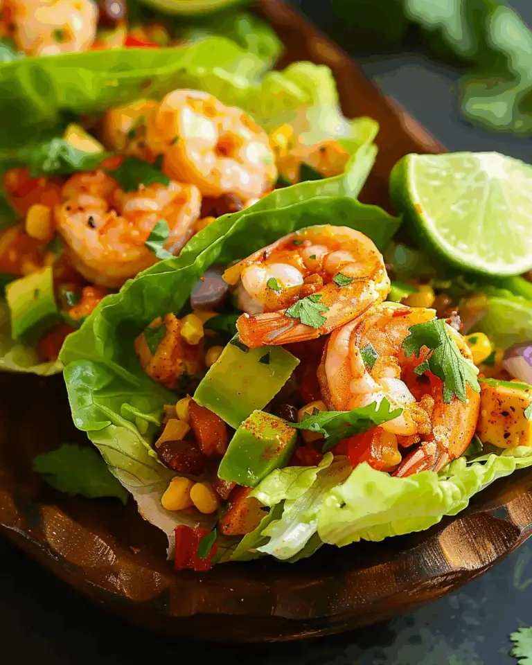 Shrimp Taco Lettuce Cups