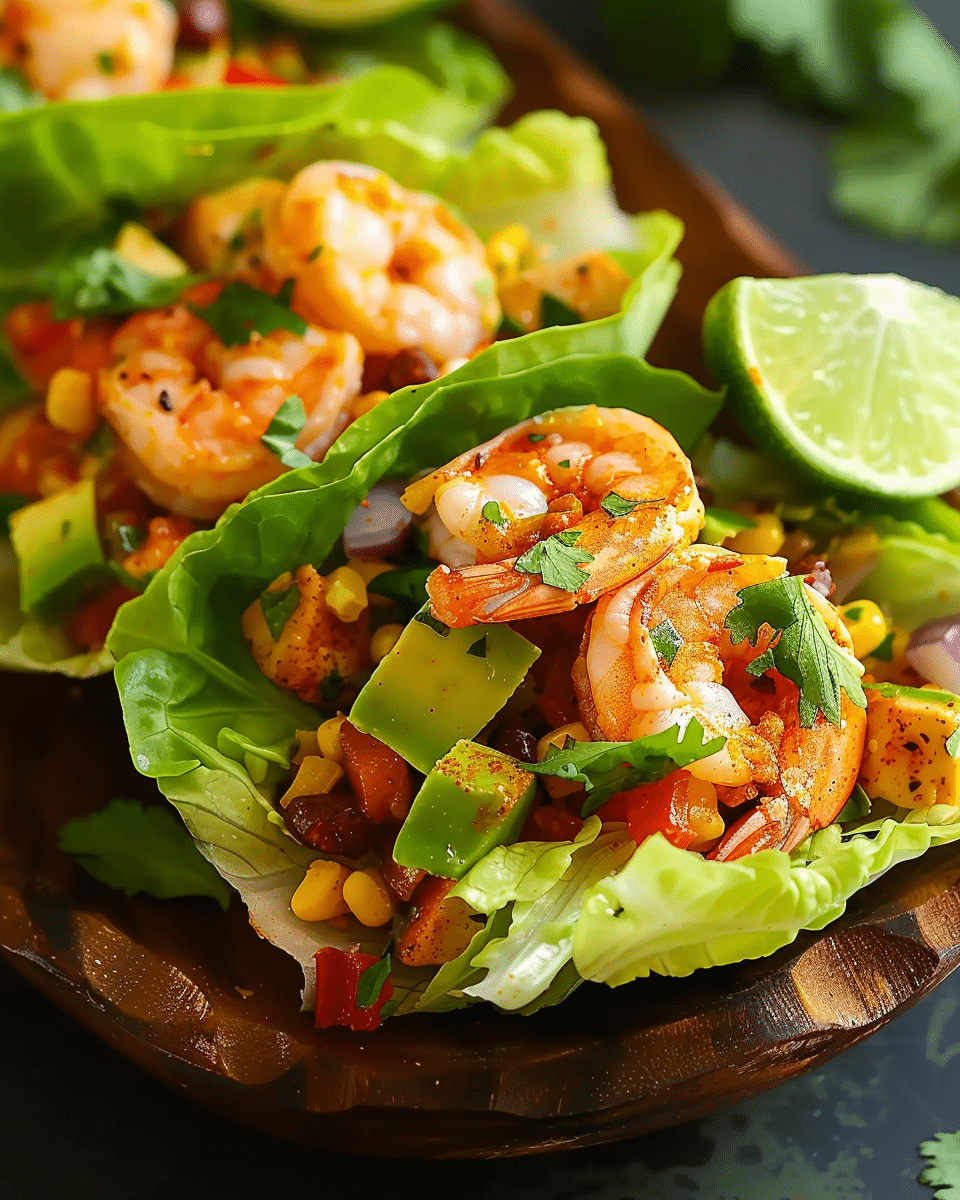 Shrimp Taco Lettuce Cups