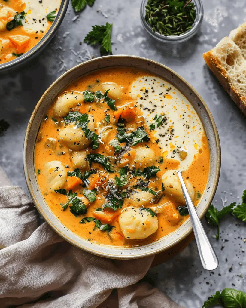 Vegetarian Gnocchi Soup