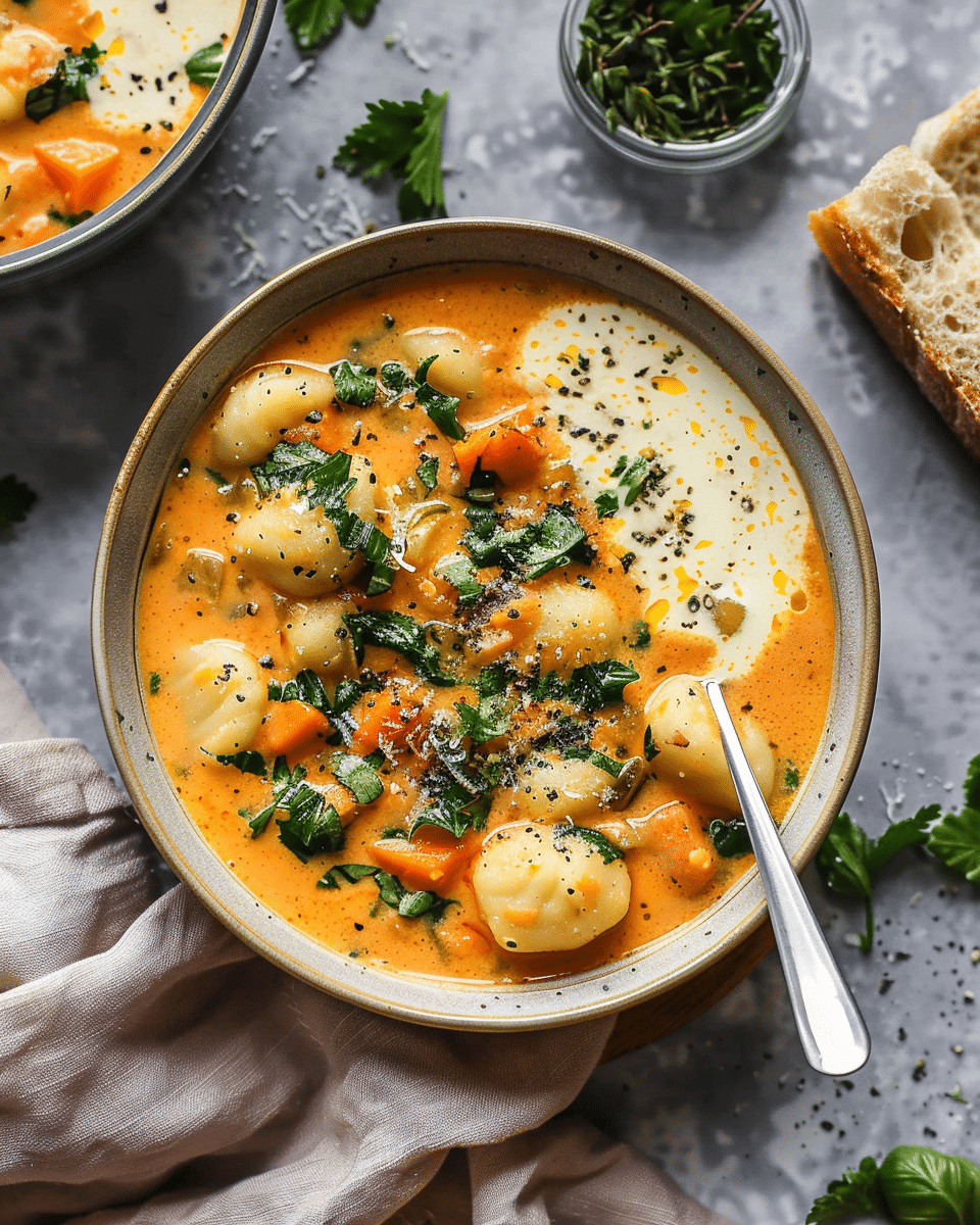 Vegetarian Gnocchi Soup