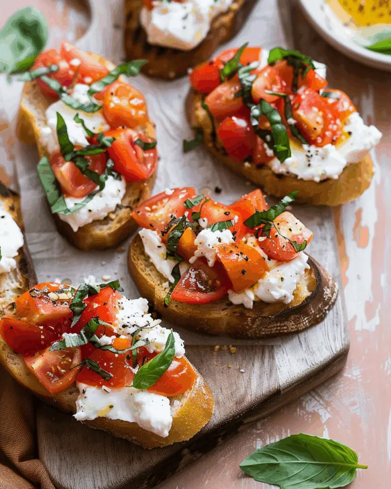 Burrata Bruschetta