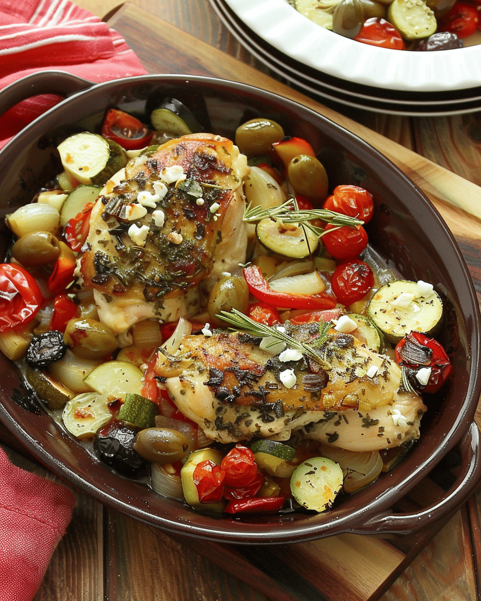 Mediterranean Chicken Bake