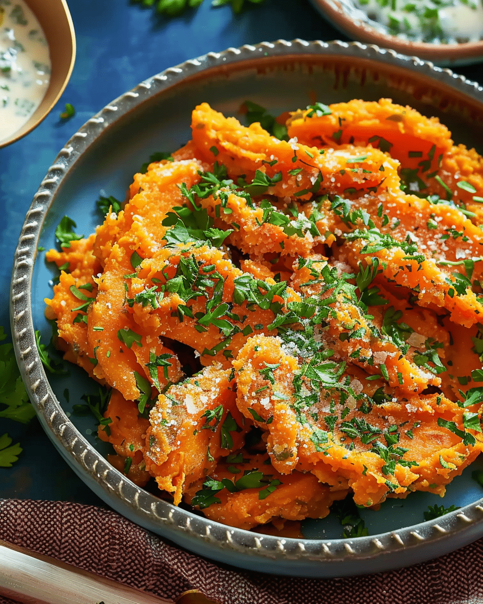 Healthy Smashed Carrots