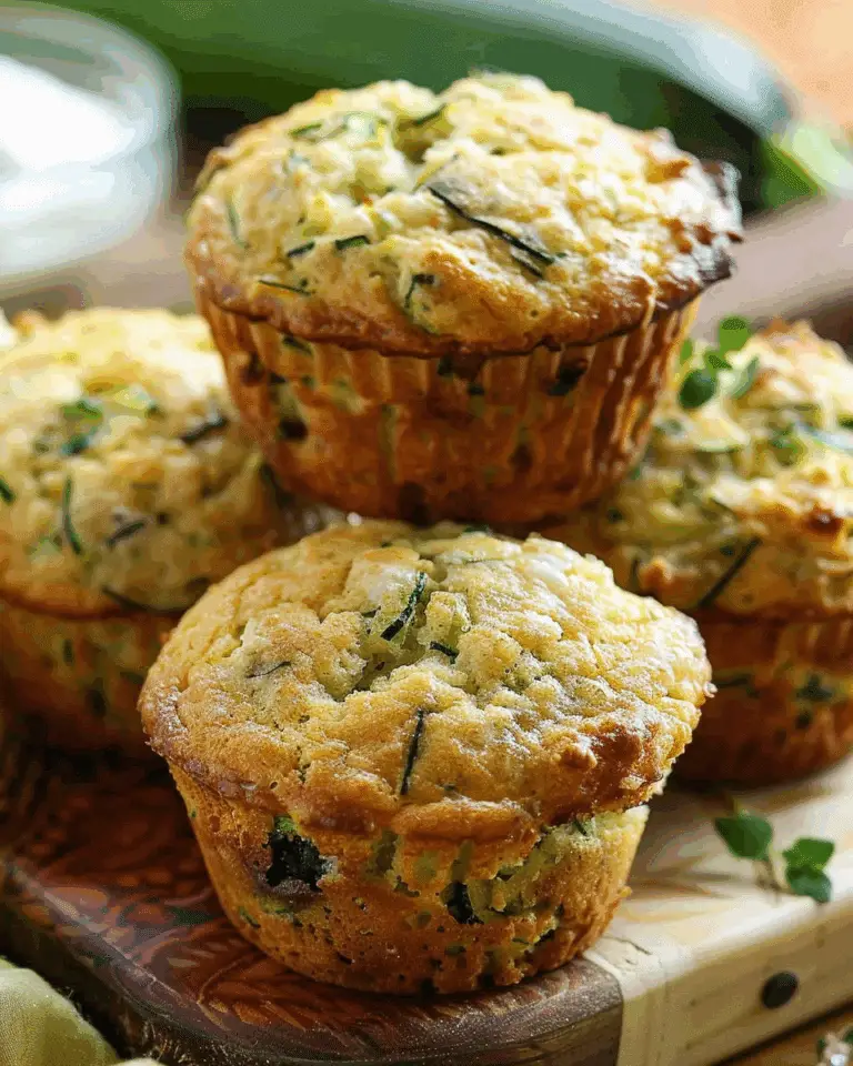 Healthy Zucchini Muffins with Yogurt