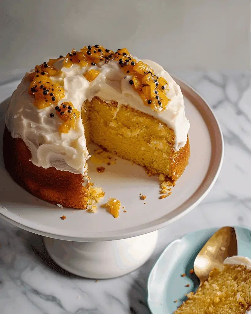 Mango Coconut Cake Recipe