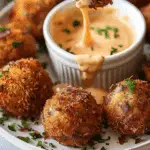 Reuben Balls with Spicy Sauce