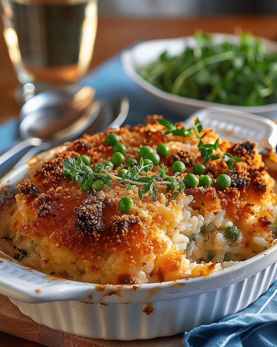 Arancini Rice Ball Casserole