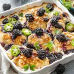 Blackberry Jalapeño Cream Cheese Chicken Bake