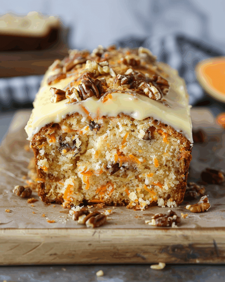 Carrot Cake Bread Loaf