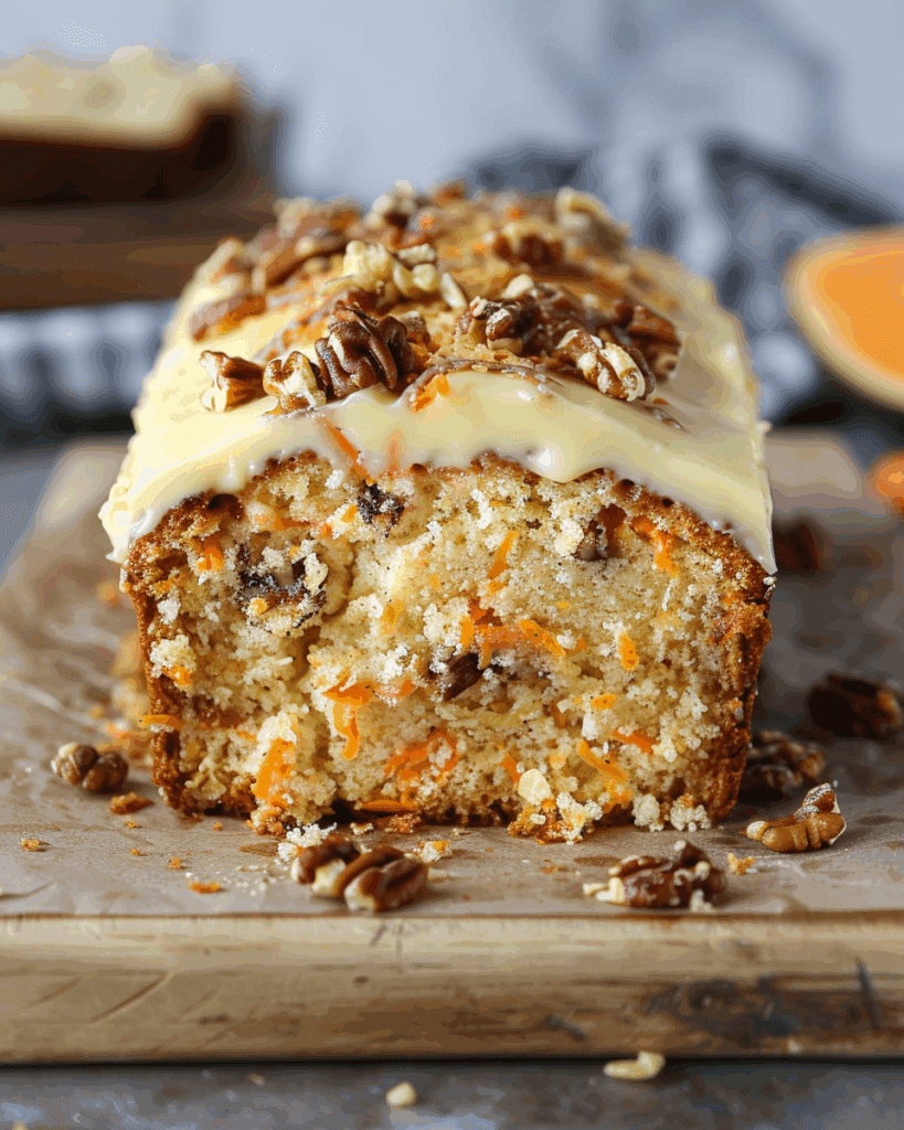 Carrot Cake Bread Loaf