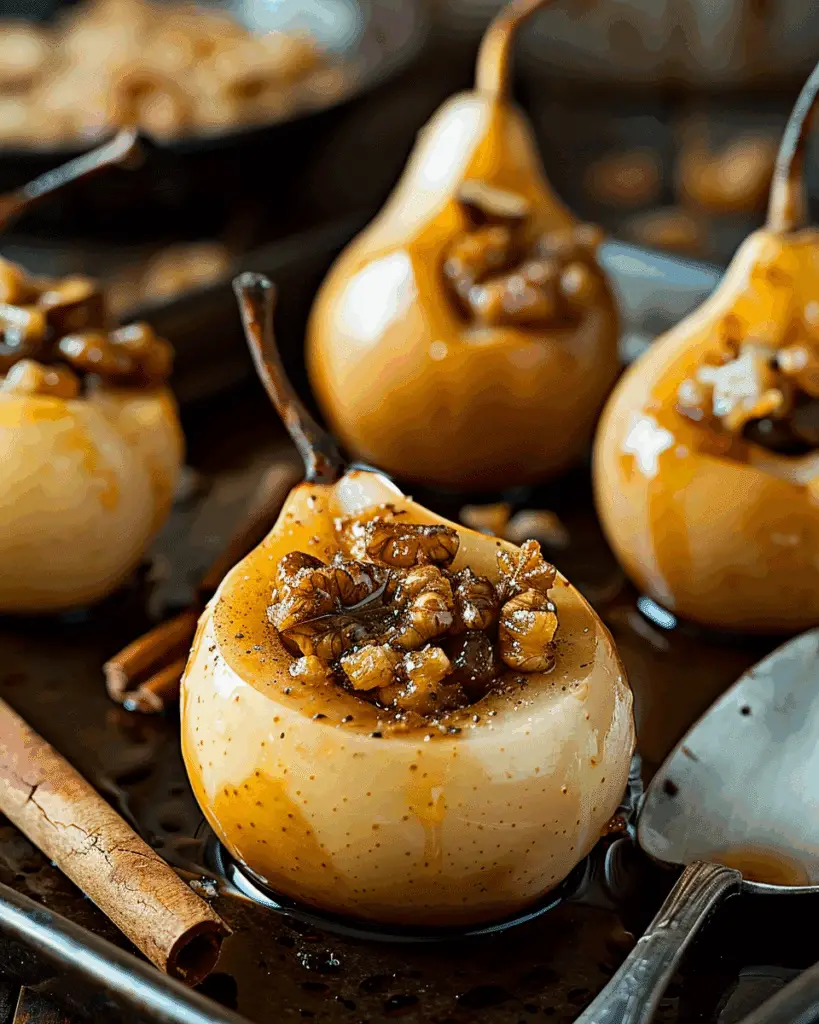 Cozy Cinnamon Stuffed Pears 