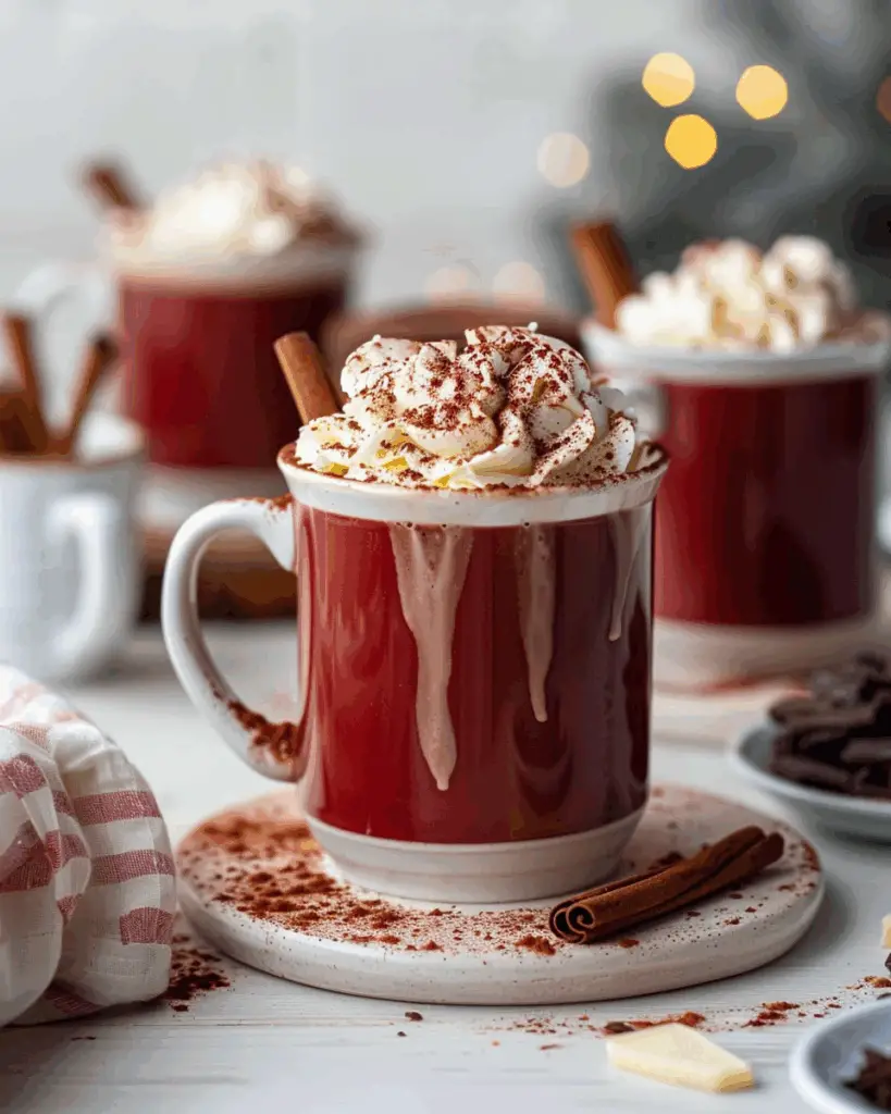 Creamy Red Velvet Hot Chocolate