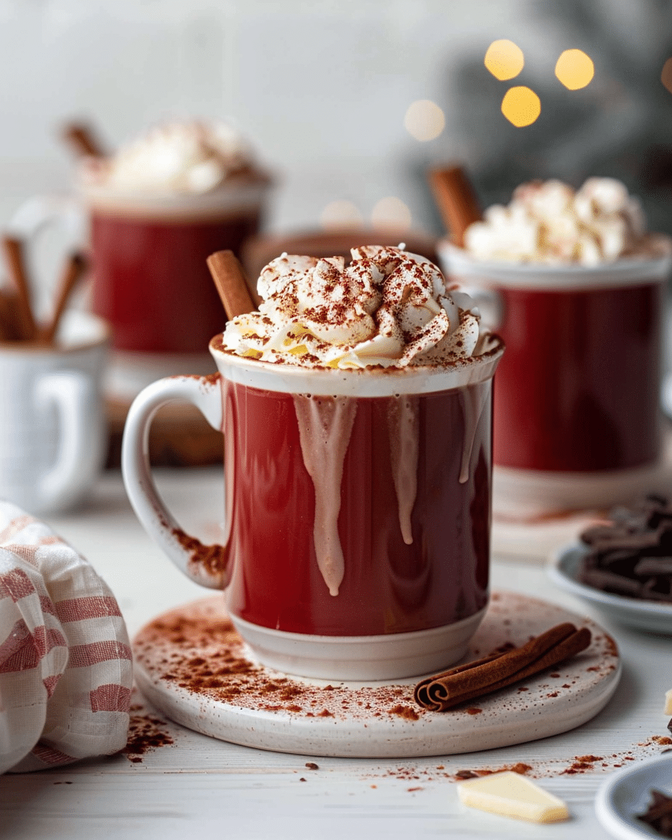 Creamy Red Velvet Hot Chocolate