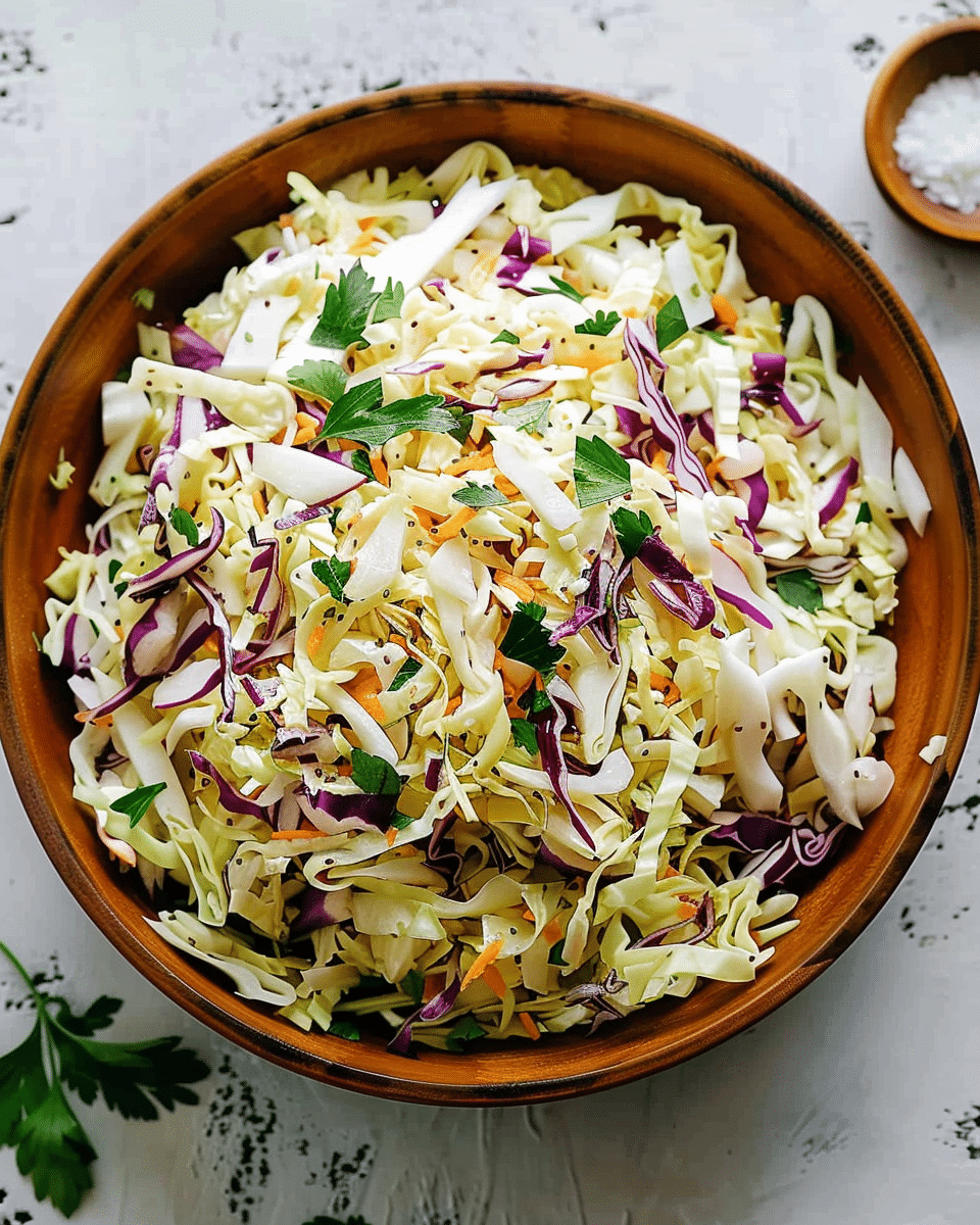 Greek Cabbage Salad (Lahanosalata) Recipe