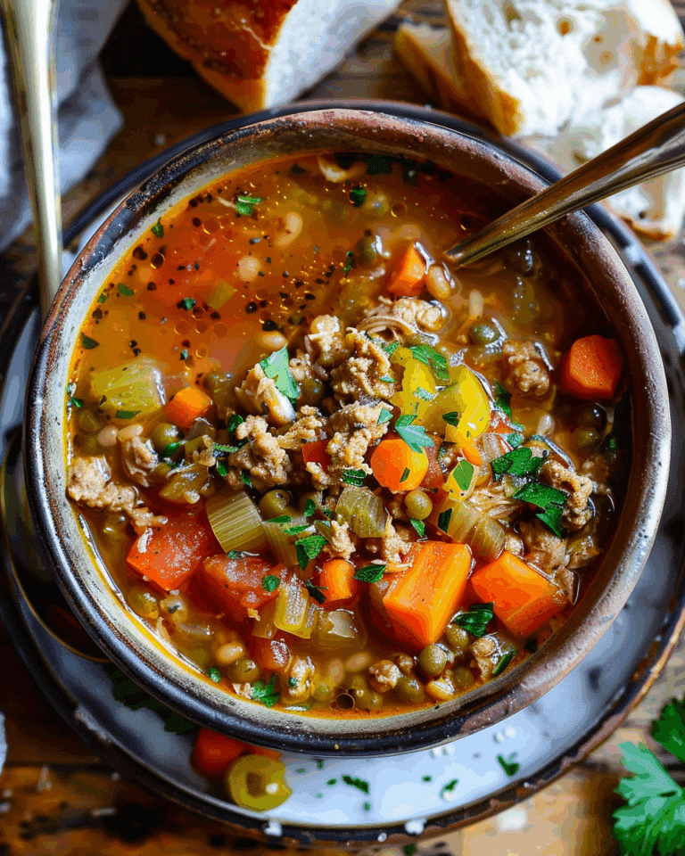 Ground Turkey Vegetable Soup