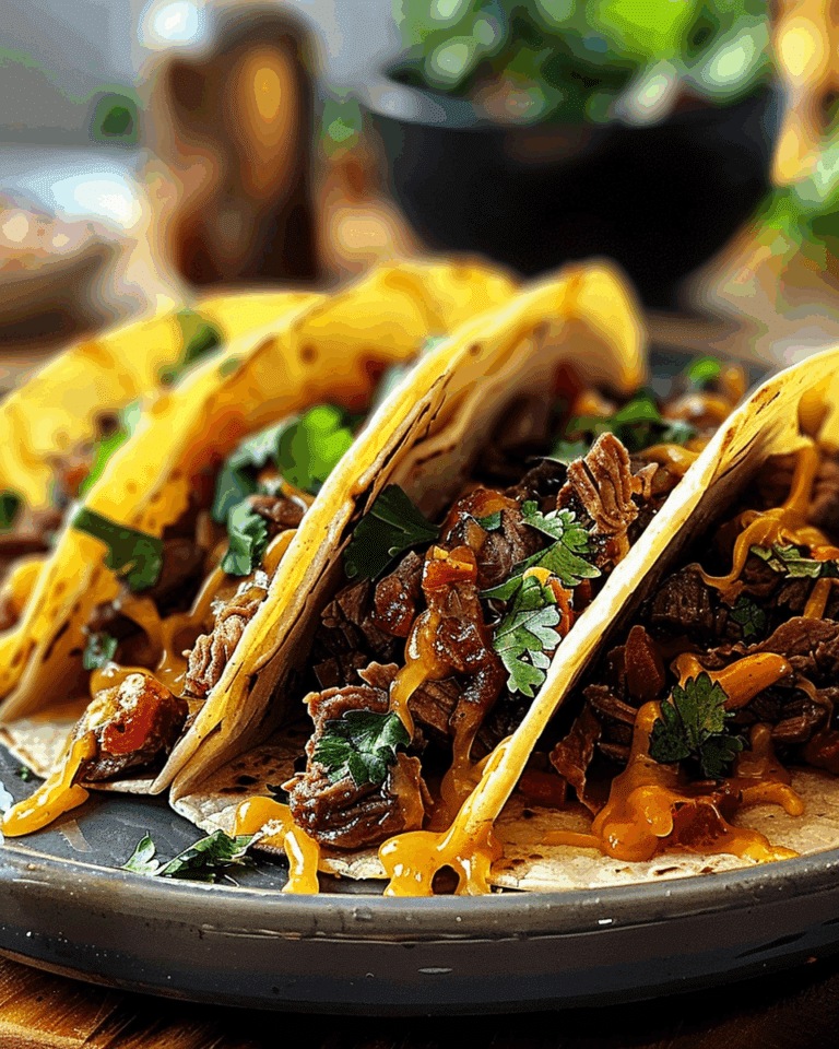 Garlic Butter Honey BBQ Beef Tacos Recipe