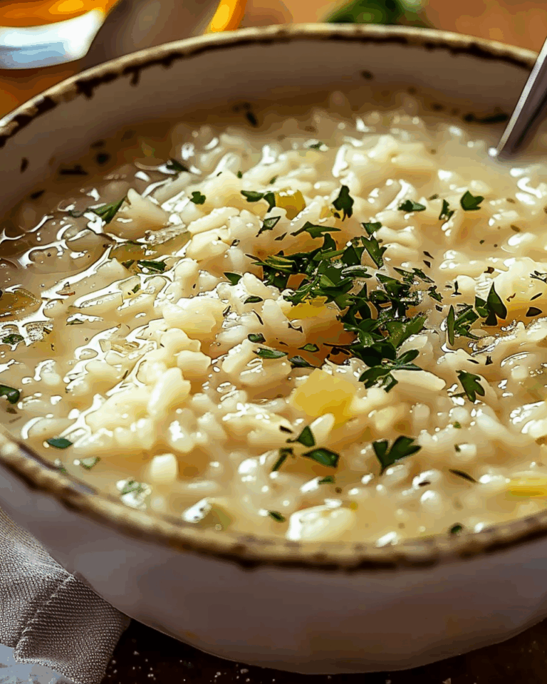 Savory Soup Rice Recipe