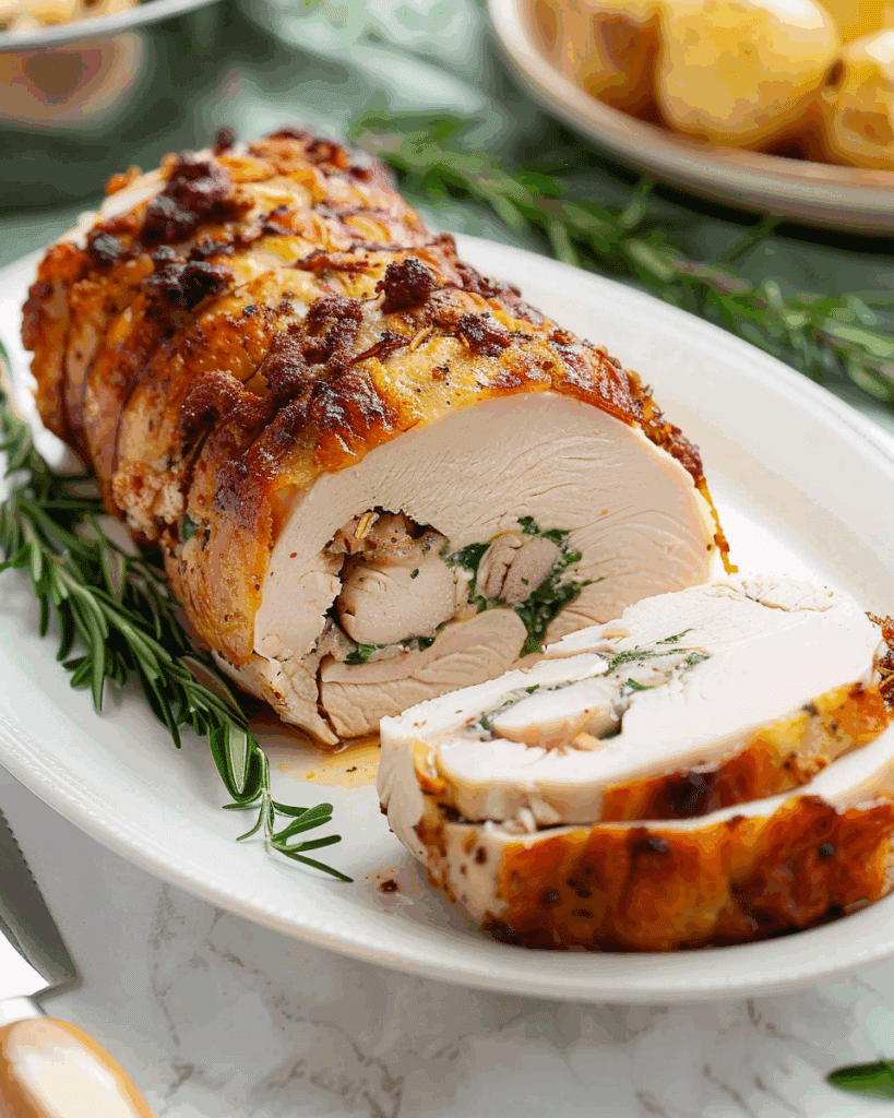 Stuffed Turkey Roll