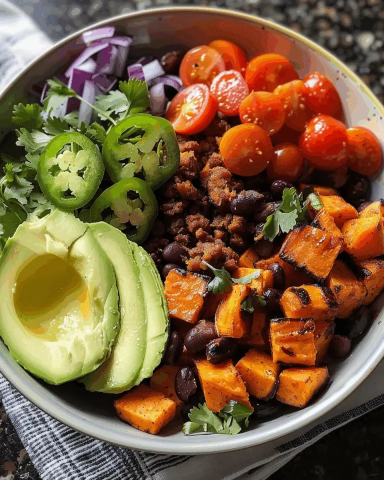 Sweet Potato Black Bean Breakfast Bowl Recipe
