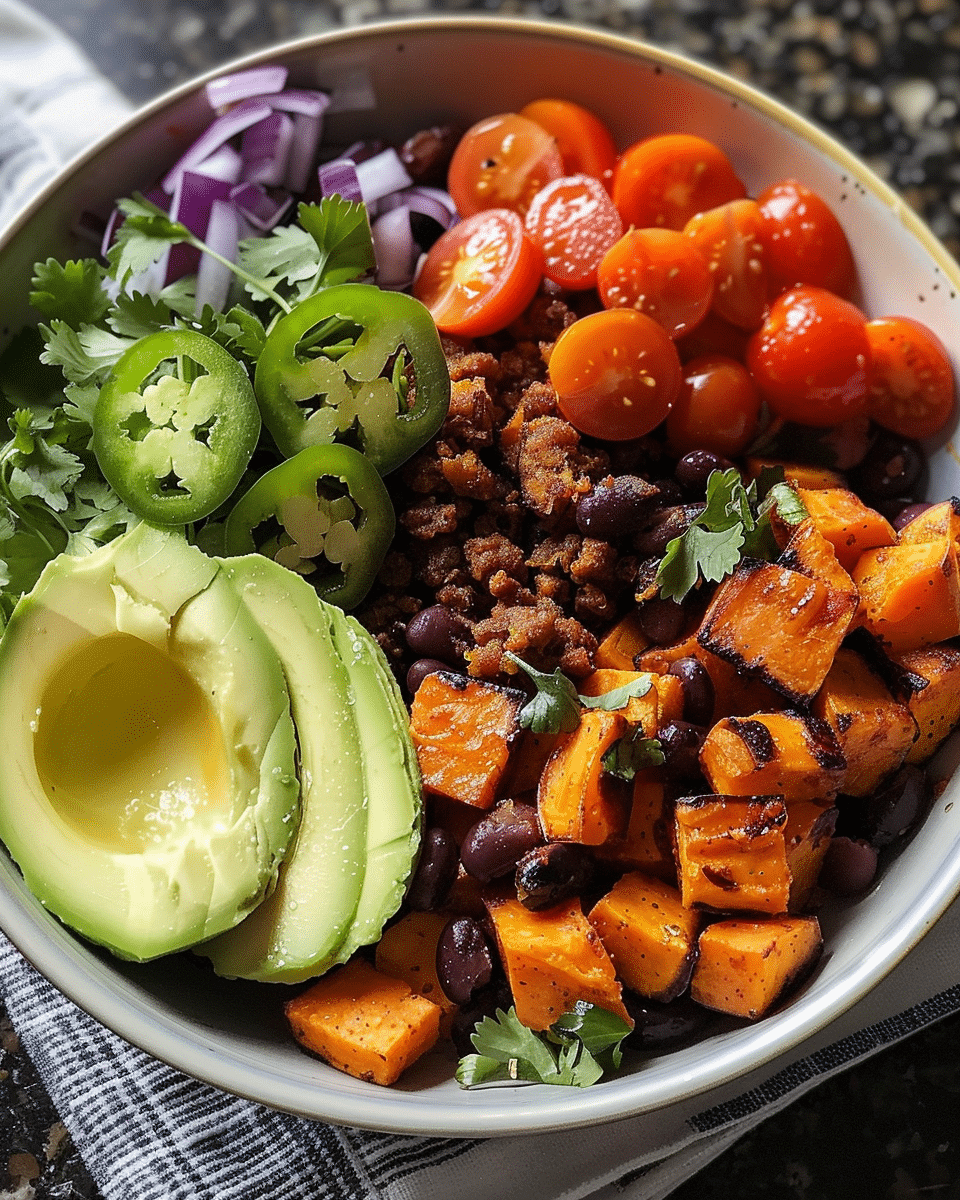 Sweet Potato Black Bean Breakfast Bowl Recipe
