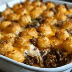 Tater Tot Casserole with Ground Beef