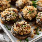 Vegetarian Stuffed Mushrooms
