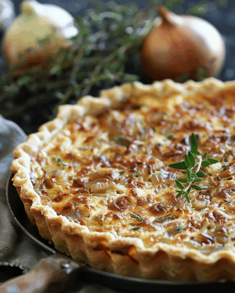 French Onion Tart Recipe