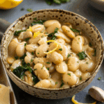 Creamy Lemon Garlic Butter Beans Recipe