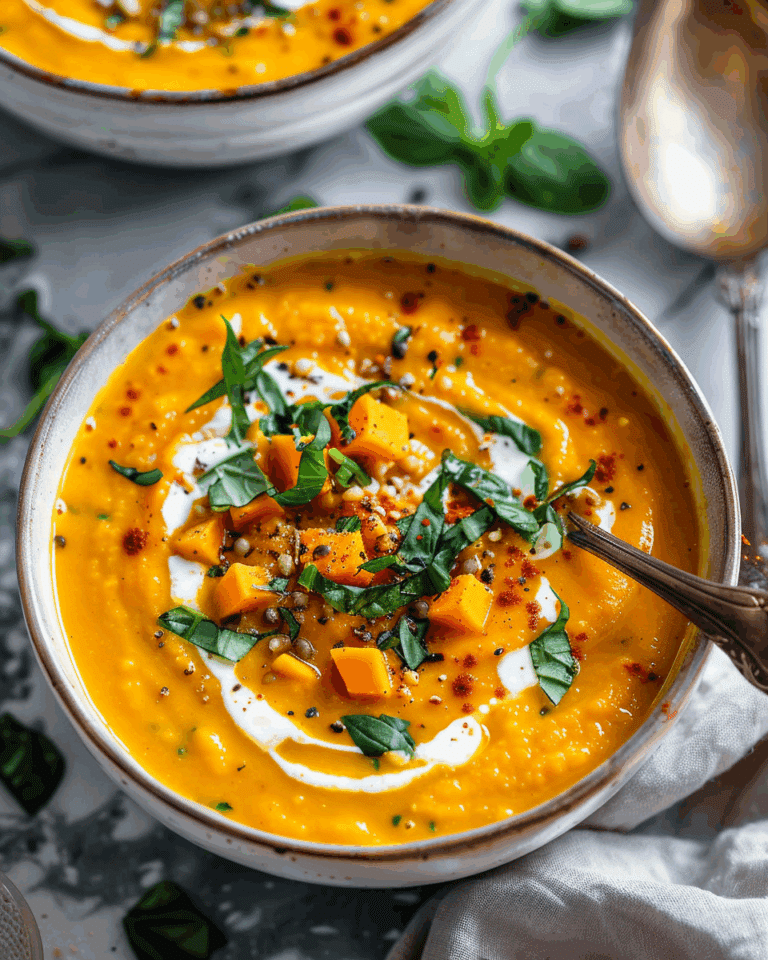 Easy Sweet Potato Curry Soup