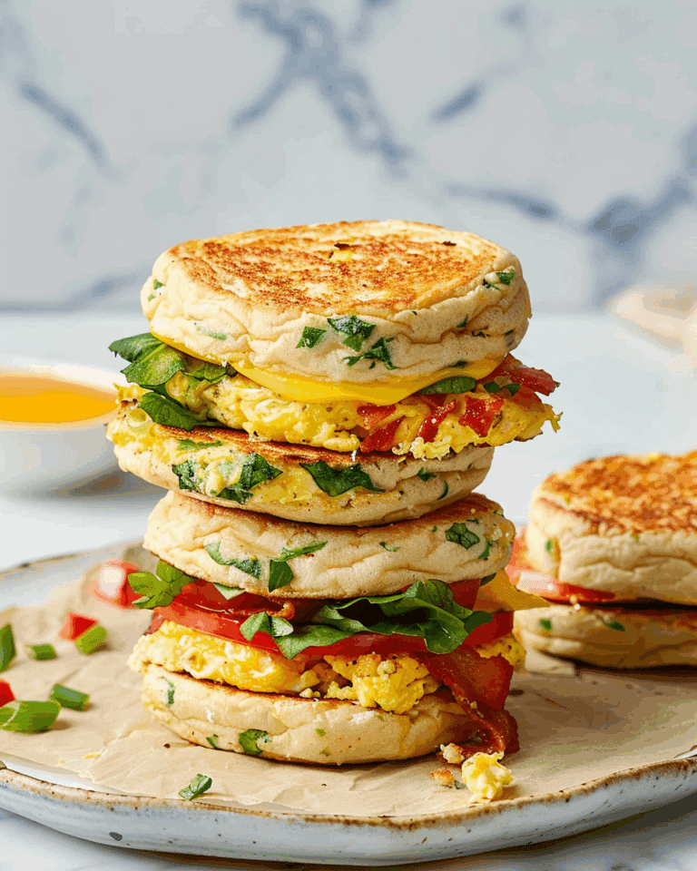 Freezer Friendly Breakfast Sandwiches Recipe