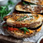 Fried Eggplant Sandwich with Harissa Mayo