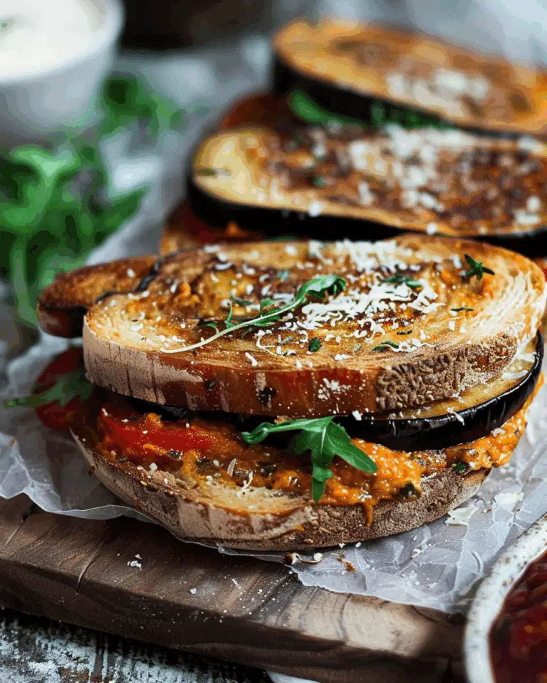 Fried Eggplant Sandwich with Harissa Mayo
