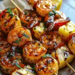 Grilled Shrimp and Pineapple Skewers