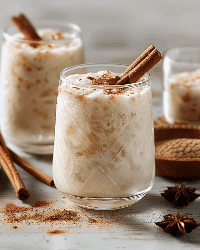 Horchata: A Refreshing Mexican Rice Drink
