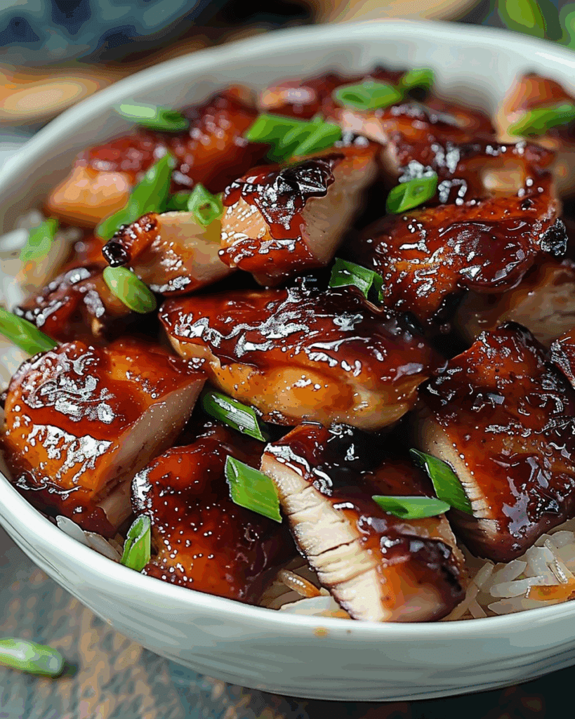 Juicy Char Siu Chicken with Sweet and Savory Glaze